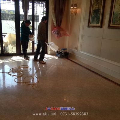 湘潭潔士人造石的翻新晶硬護理工藝流程